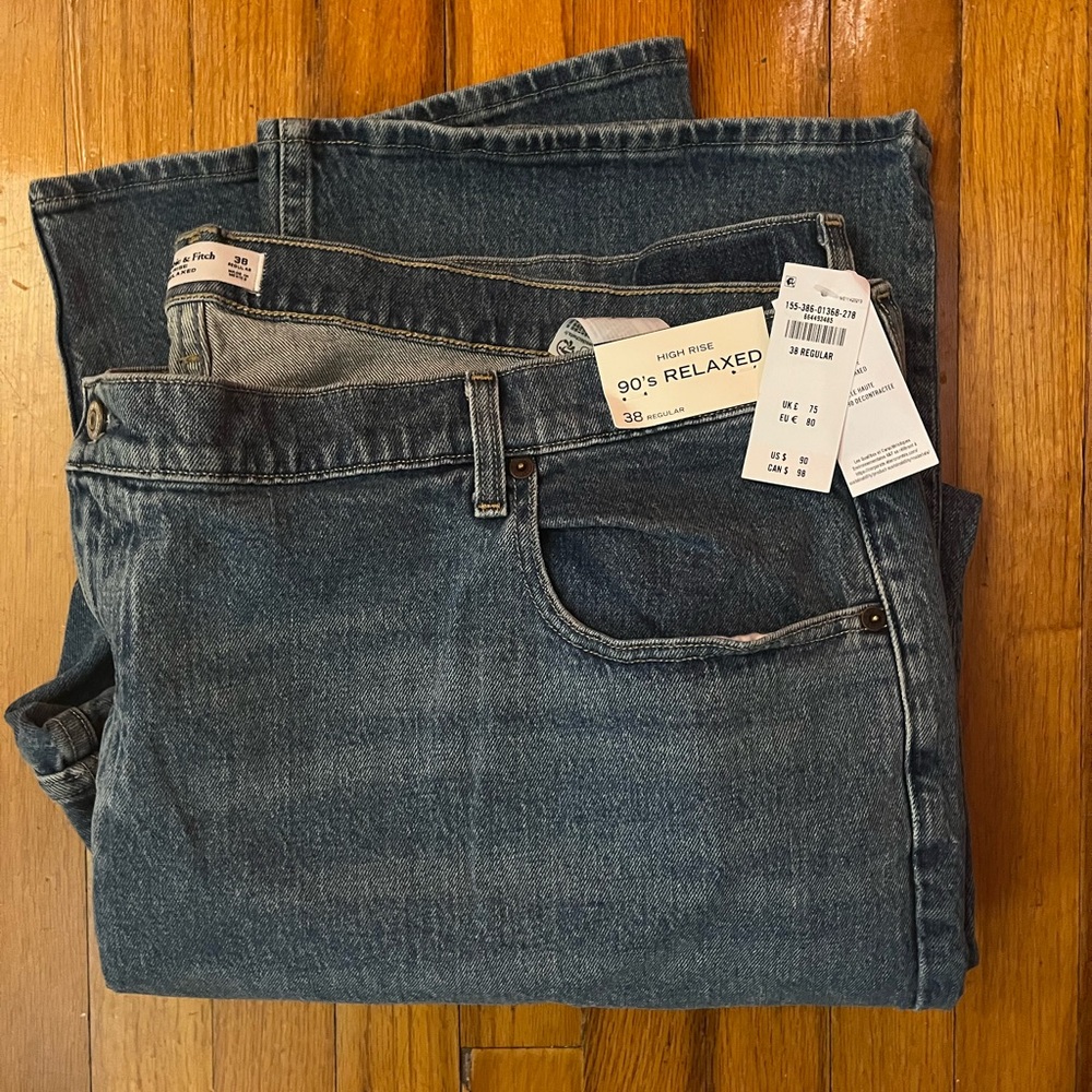 Women’s Abercrombie High Rise 90s Relaxed Jean Plus Size